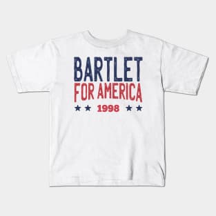 West Wing Bartlet For America 1998 Kids T-Shirt